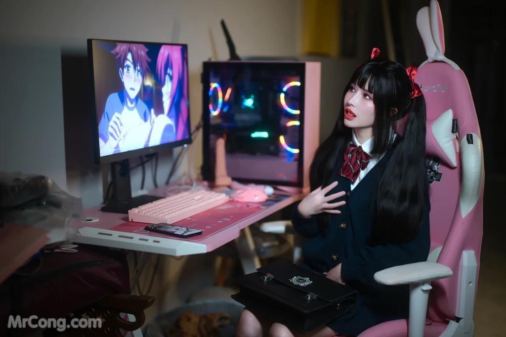 Coser@鹿八岁: JK少女的悸动 (120 photos )(47)