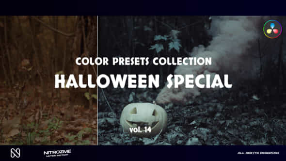 Halloween Special Lut Vol 14 For Davinci Resolve - VideoHive 48557015