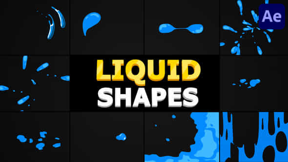 Liquid Shapes - VideoHive 33516940