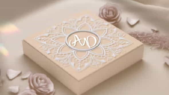 3D Wedding Invitation - VideoHive 37444242