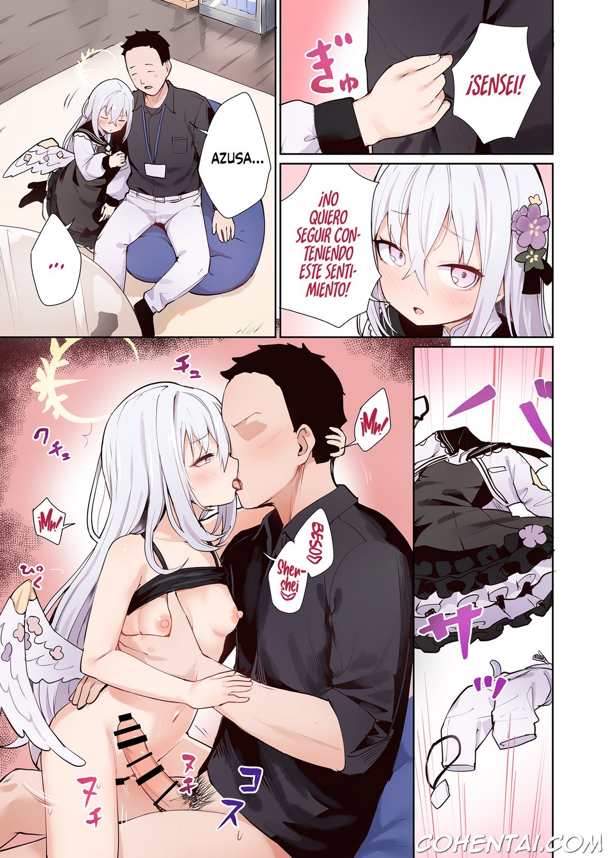 BluArch Koubi Goudou ~Risei to Honnou no Ambivalent~ (Blue Archive) xxx comics manga porno doujin hentai español sexo 