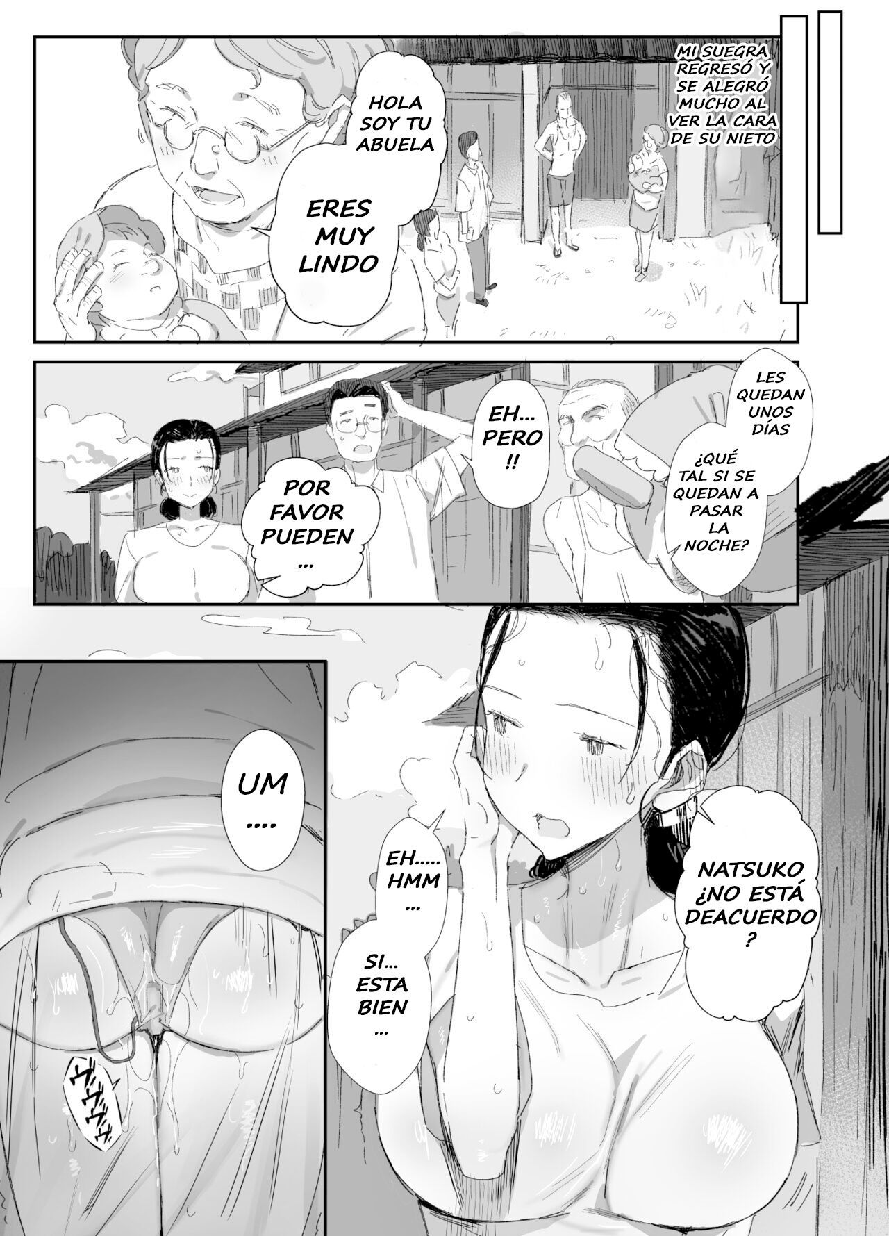 [Dynamic Mom (Onodera)] Inaka ni Sumu Dosukebe Gifu to Kosodate Yome 2 [Spanish] [Pajerosxnx] [Digital]