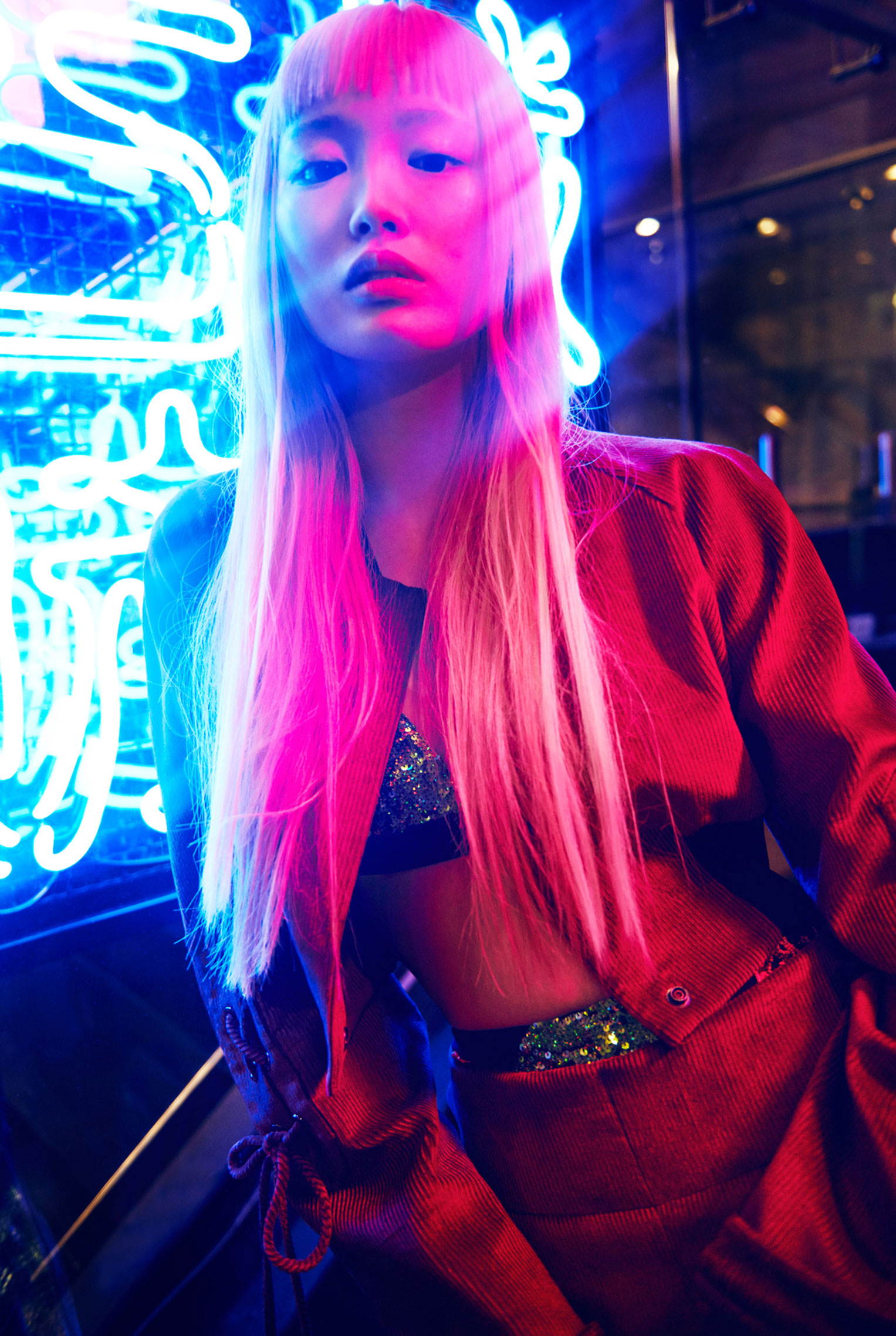 Neon Heart / Fernanda Ly by David Mandelberg / Grazia Australia august 2016 Neon Heart / Fernanda Ly by David Mandelberg / Grazia Australia august 2016