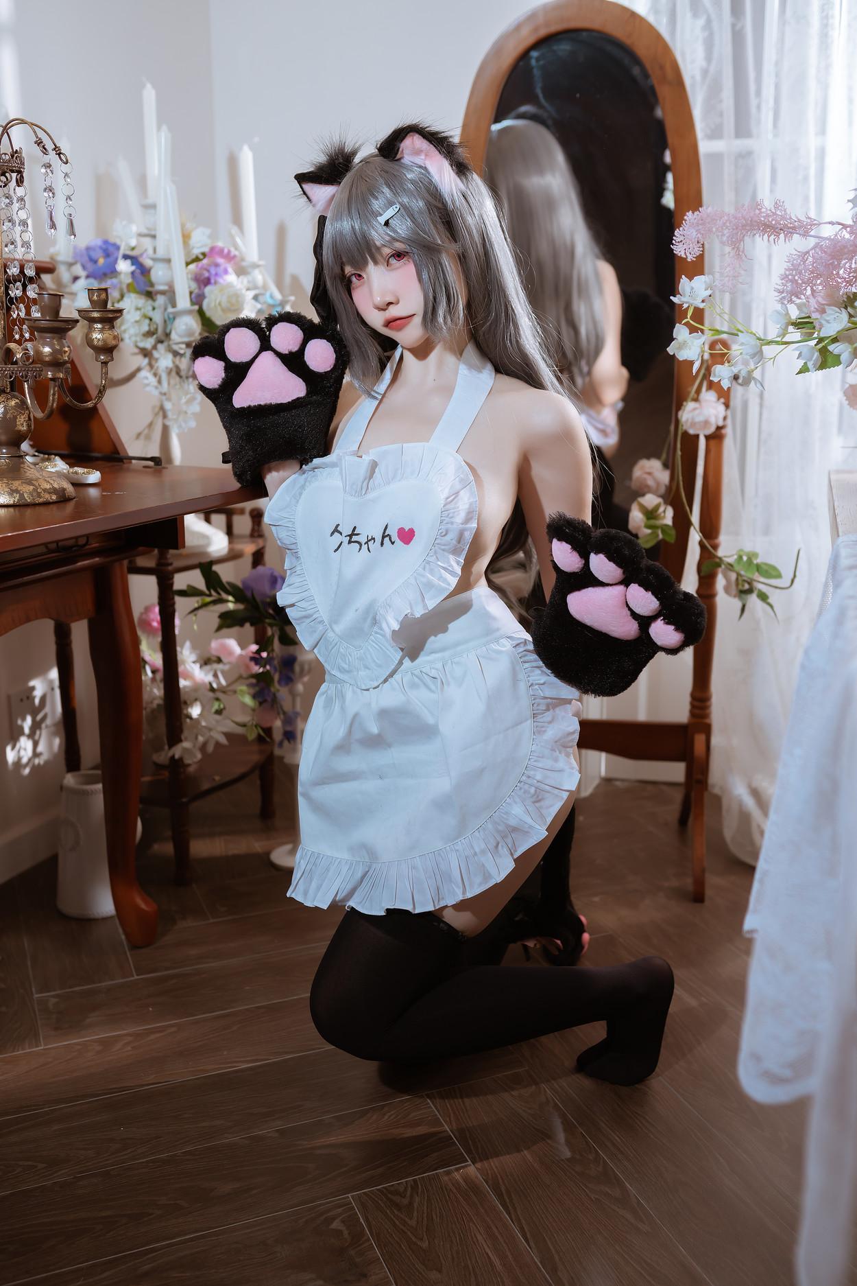 Cosplay 二佐Nisa 碧蓝水星纪念围裙(16)