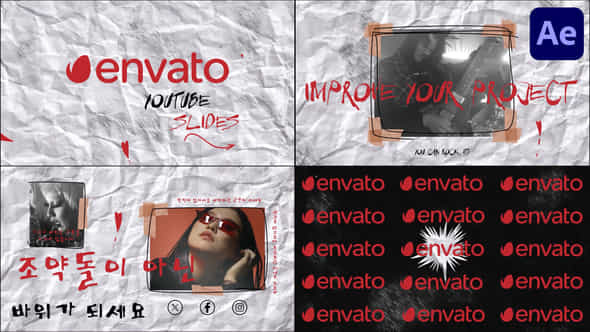 Handmade Social Media Slides For After Effects - VideoHive 51028487