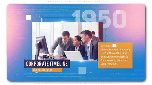 Corporate Timeline Presentation - VideoHive 23274688