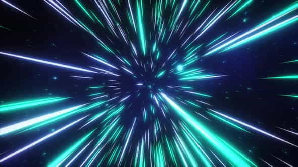 Hyperspace Jump in Outer Space - VideoHive 33344543
