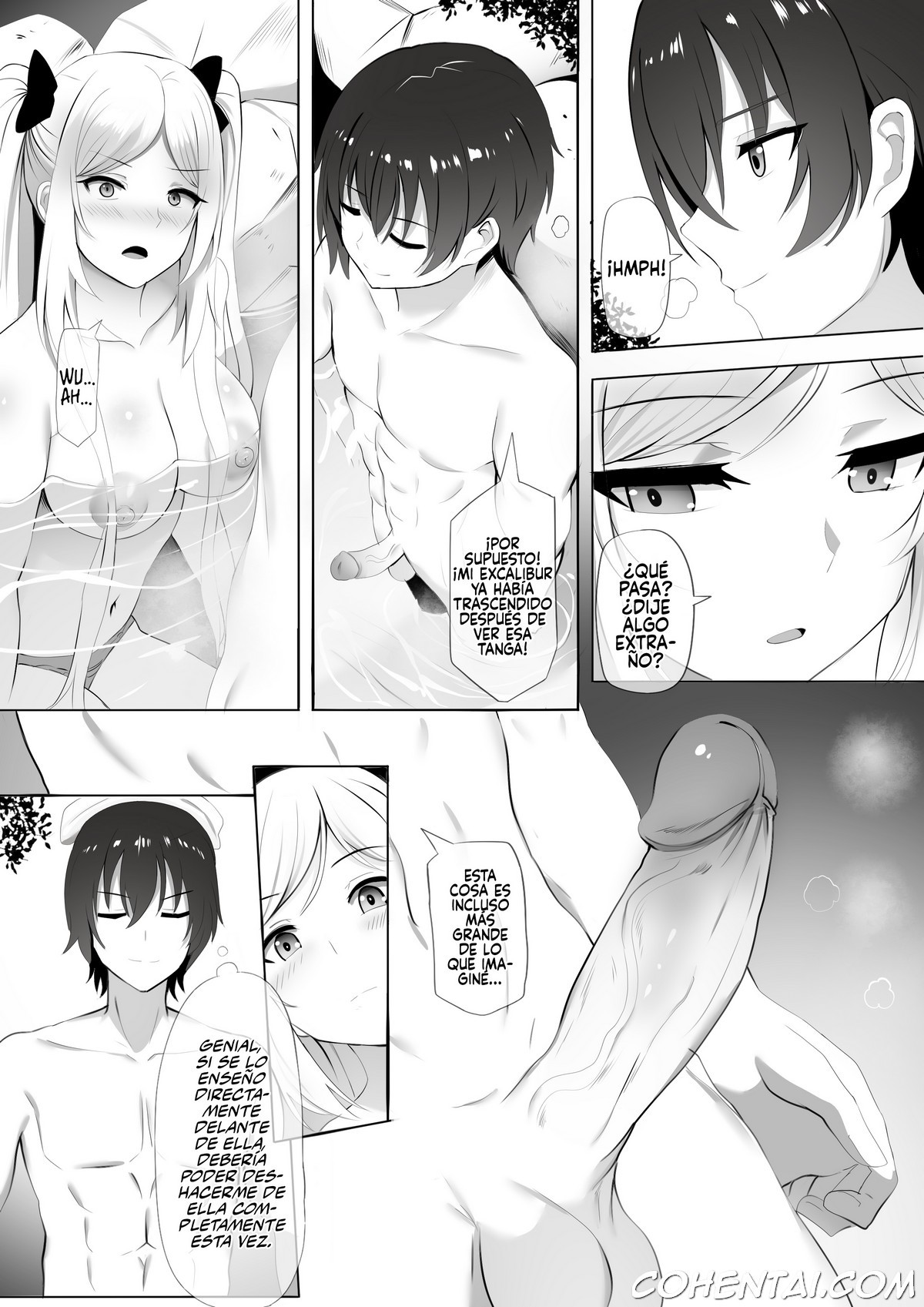 Onsen de Shadow-sama ni Naru! (Kage no Jitsuryokusha ni Naritakute!) xxx comics manga porno doujin hentai español sexo 