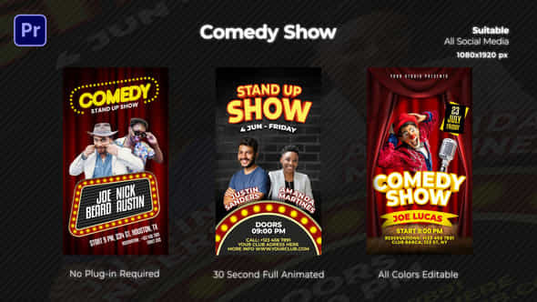 Comedy Show Instagram Reels - VideoHive 51906229