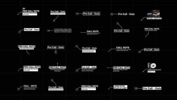 Call Outs Ae - VideoHive 58221293