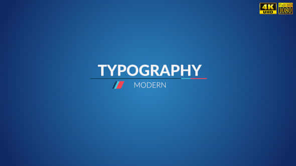 Modern Typography Titles - VideoHive 22715465