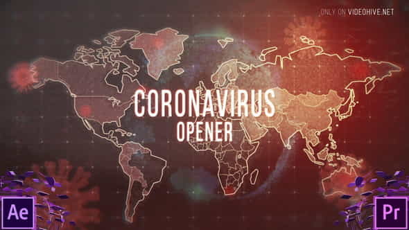 Coronavirus Infection Opener - VideoHive 29252451