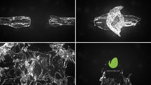 Water Splash Logo - VideoHive 46675808