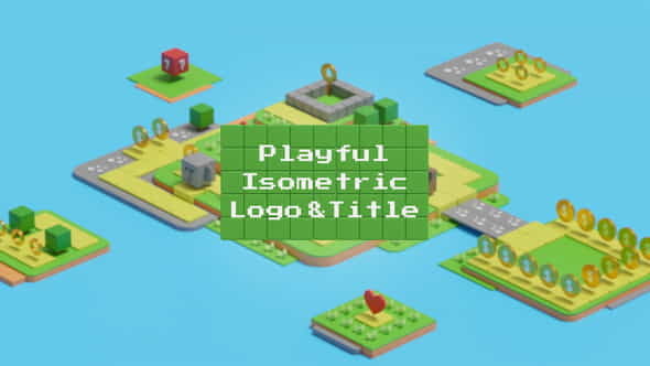 Playful Isometric Logo - VideoHive 40287387
