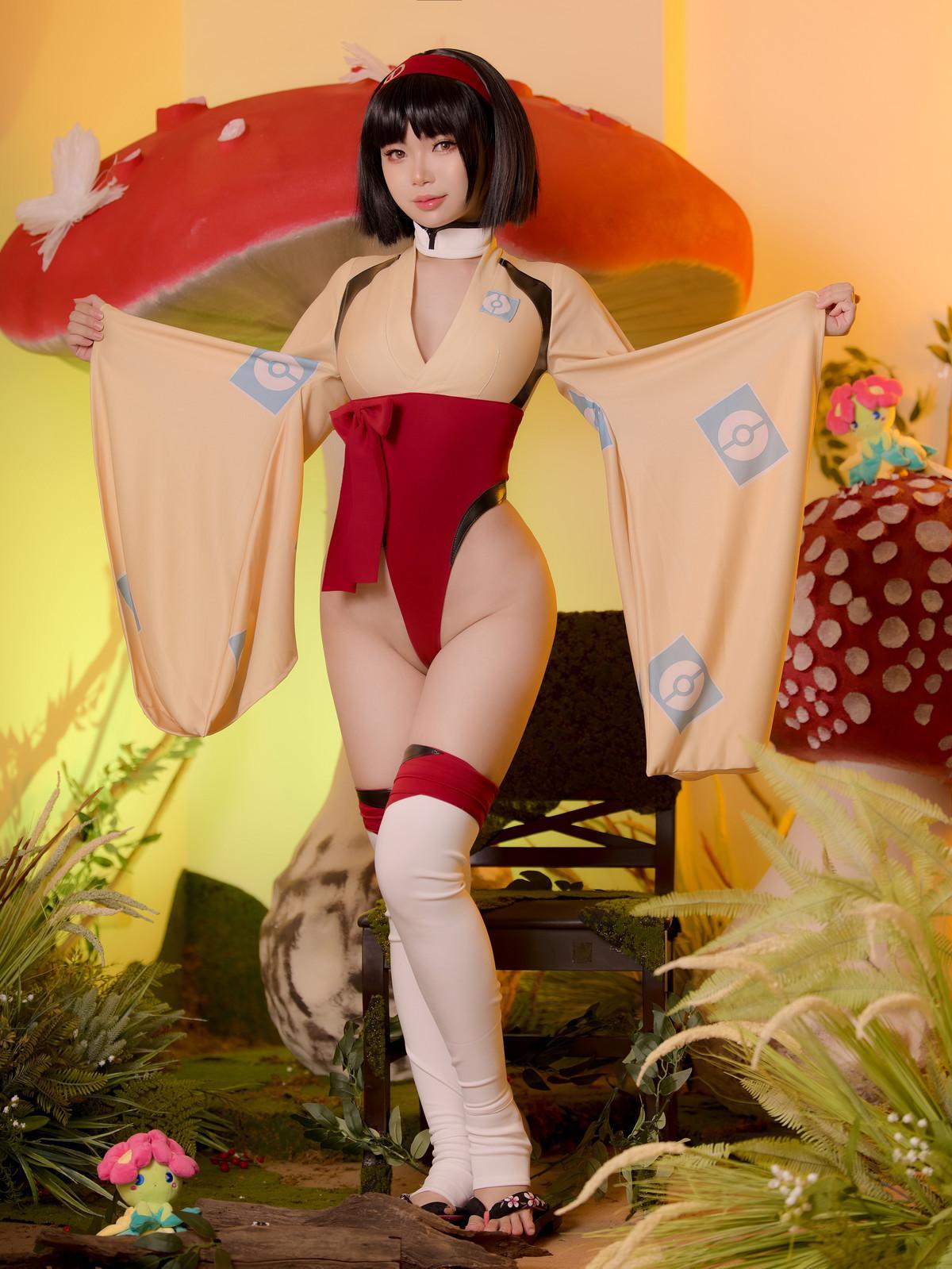 Cosplay ZinieQ Erika Pokemon(9)