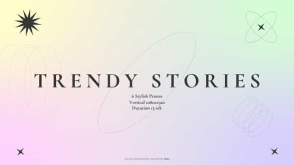 Trendy Stories - VideoHive 35917221