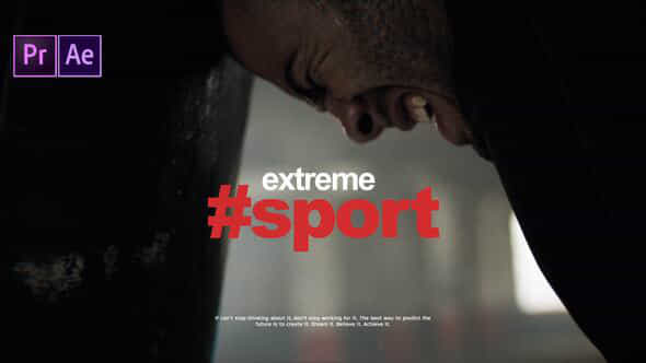 Extreme Sport Promo - VideoHive 38972402