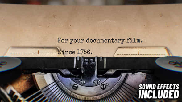 TypeWriter | Realistic - VideoHive 41845888