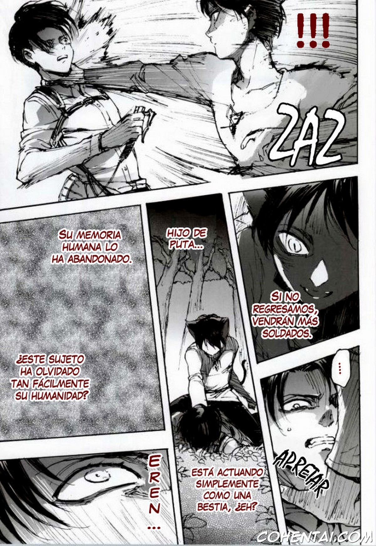 Neko ni Natta Buka ga Katte ni Hatsujou Shite Sugoku Komaru (Shingeki no Kyojin) xxx comics manga porno doujin hentai español sexo Eren Jaeger Levi Ackerman Shingeki No Kyojin | Attack On Titan