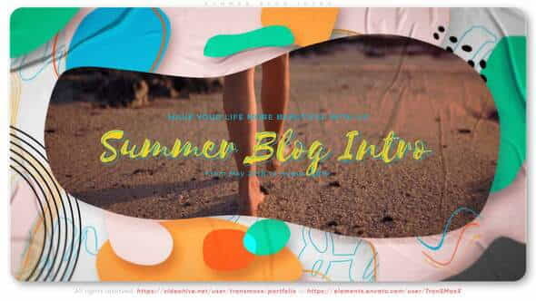 Summer Blog Intro - VideoHive 31738009