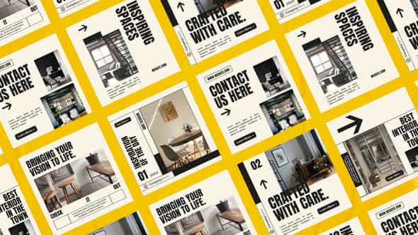 Minimal Furniture Posts - VideoHive 50187132
