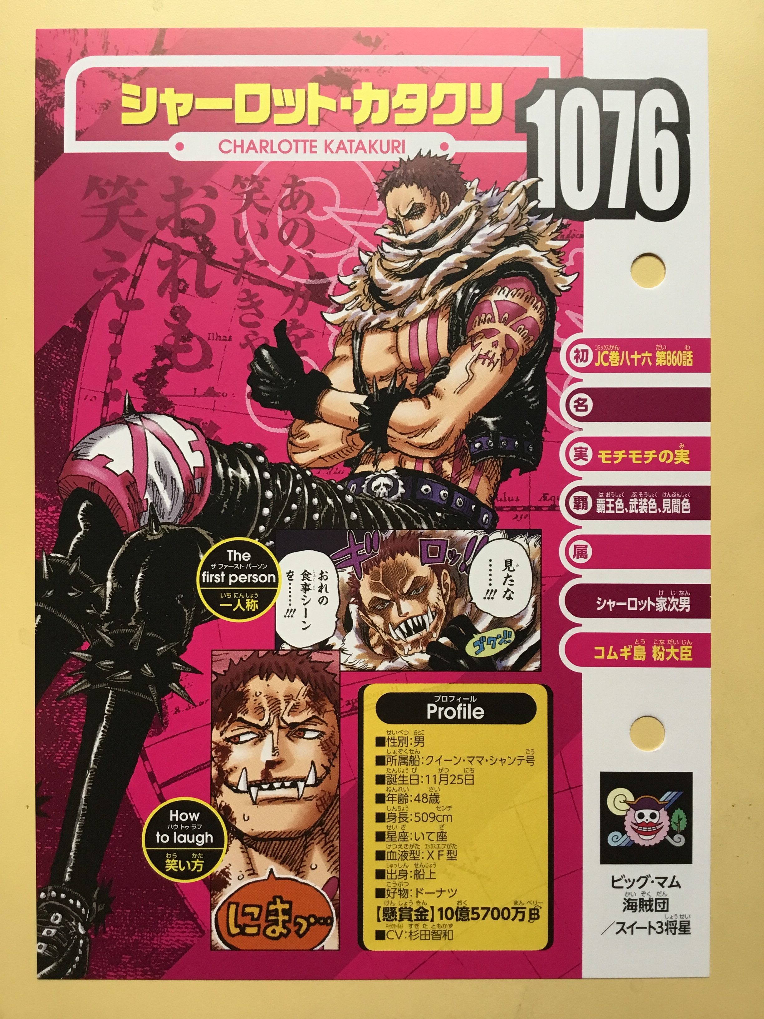 Vivre Card One Piece Visual Dictionary Page 102