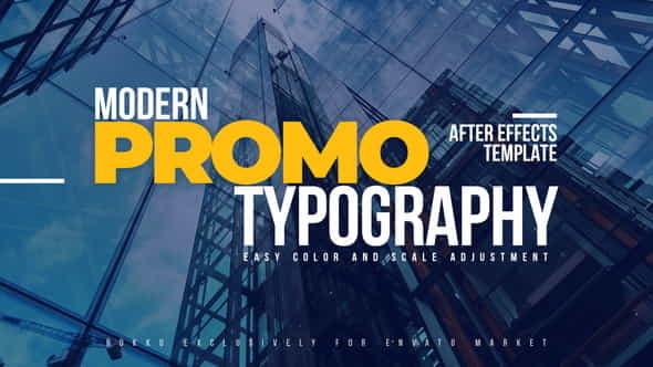 Modern Promo Typography - VideoHive 24704664
