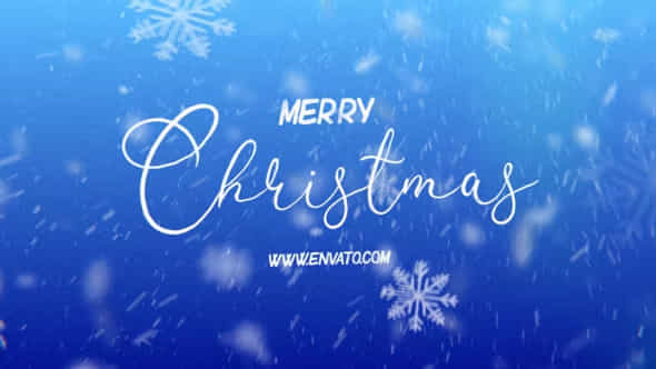 Merry Christmas Snow - VideoHive 42487378