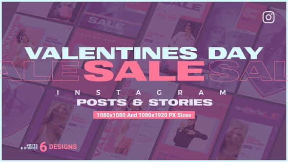 Valentines Day Sale Instagram Ad - VideoHive 35811527