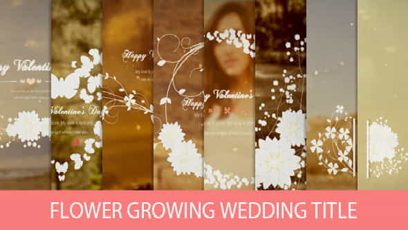 Flower Growing Wedding - VideoHive 6705172