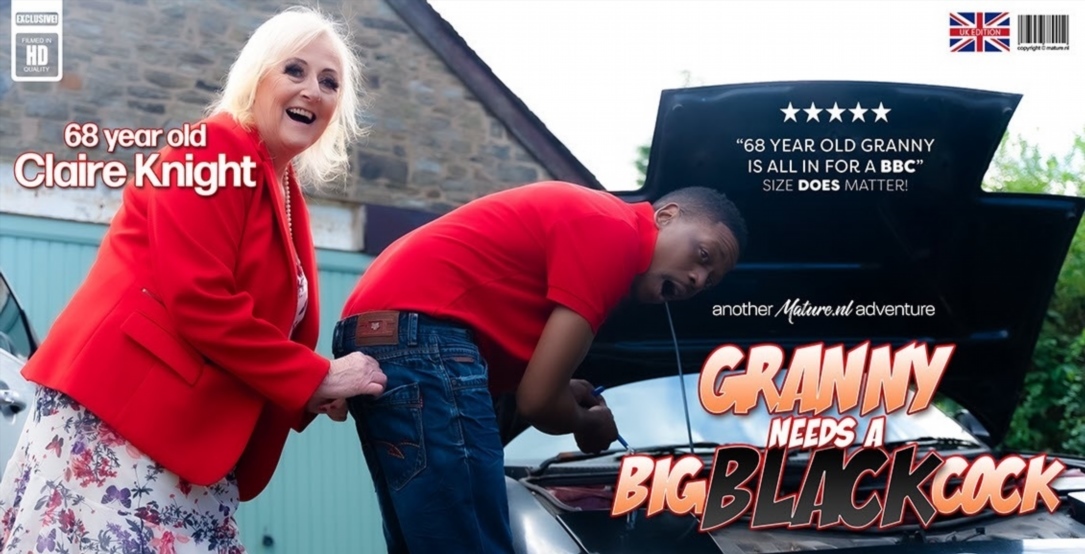 Claire Knight, Mr. Longwood - British Claire Knight is a 68 year old granny who craves a big black cock to fuck her! 1080p