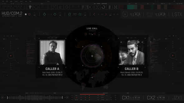 Hud Covert Operations Communication2 - VideoHive 51688019