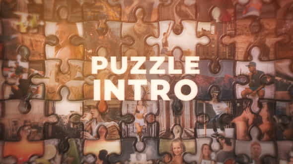 Cinematic Puzzle Intro - VideoHive 34194374