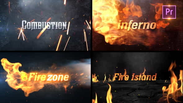 Fire Title Sting Pack_Premiere PRO - VideoHive 27922848