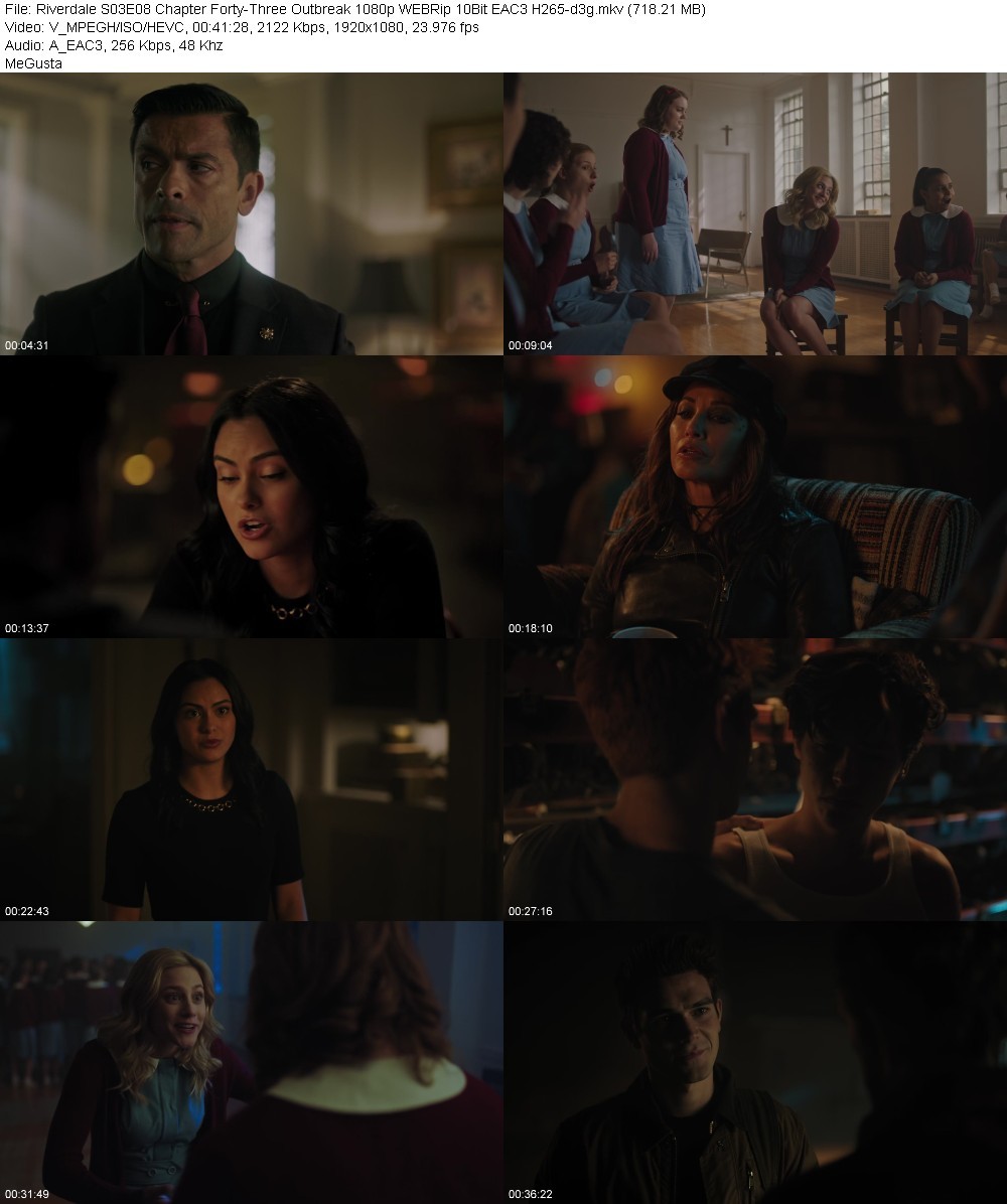 Riverdale S03E08 Chapter Forty-Three Outbreak 1080p WEBRip 10Bit EAC3 H265-d3g