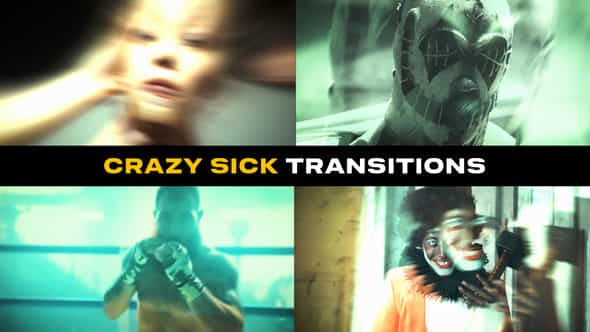 Crazy Sick Transitions Premiere Pro - VideoHive 53192044