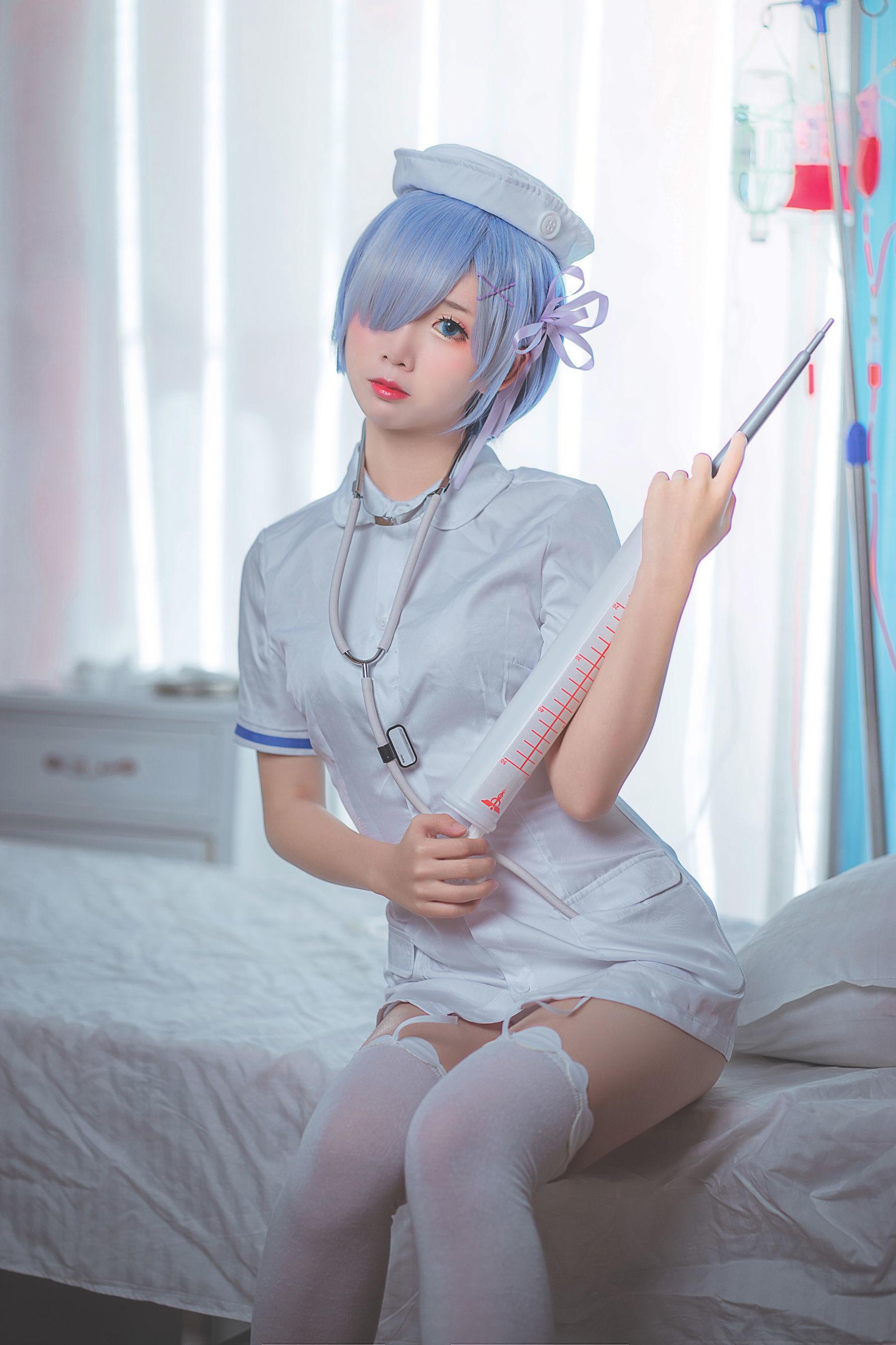 面饼仙儿《蕾姆》 [福利COSPLAY] 写真集(4)