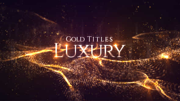 Gold Luxury Titles - VideoHive 21132629