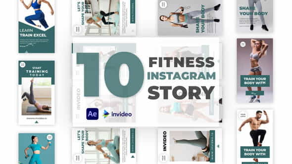 Fitness Instagram Story Pack - VideoHive 32928826