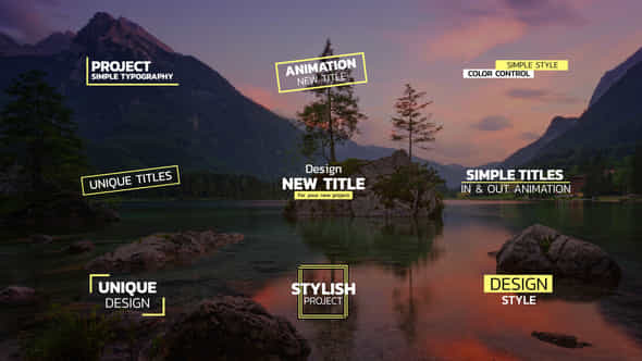 Simple Titles - VideoHive 47197428