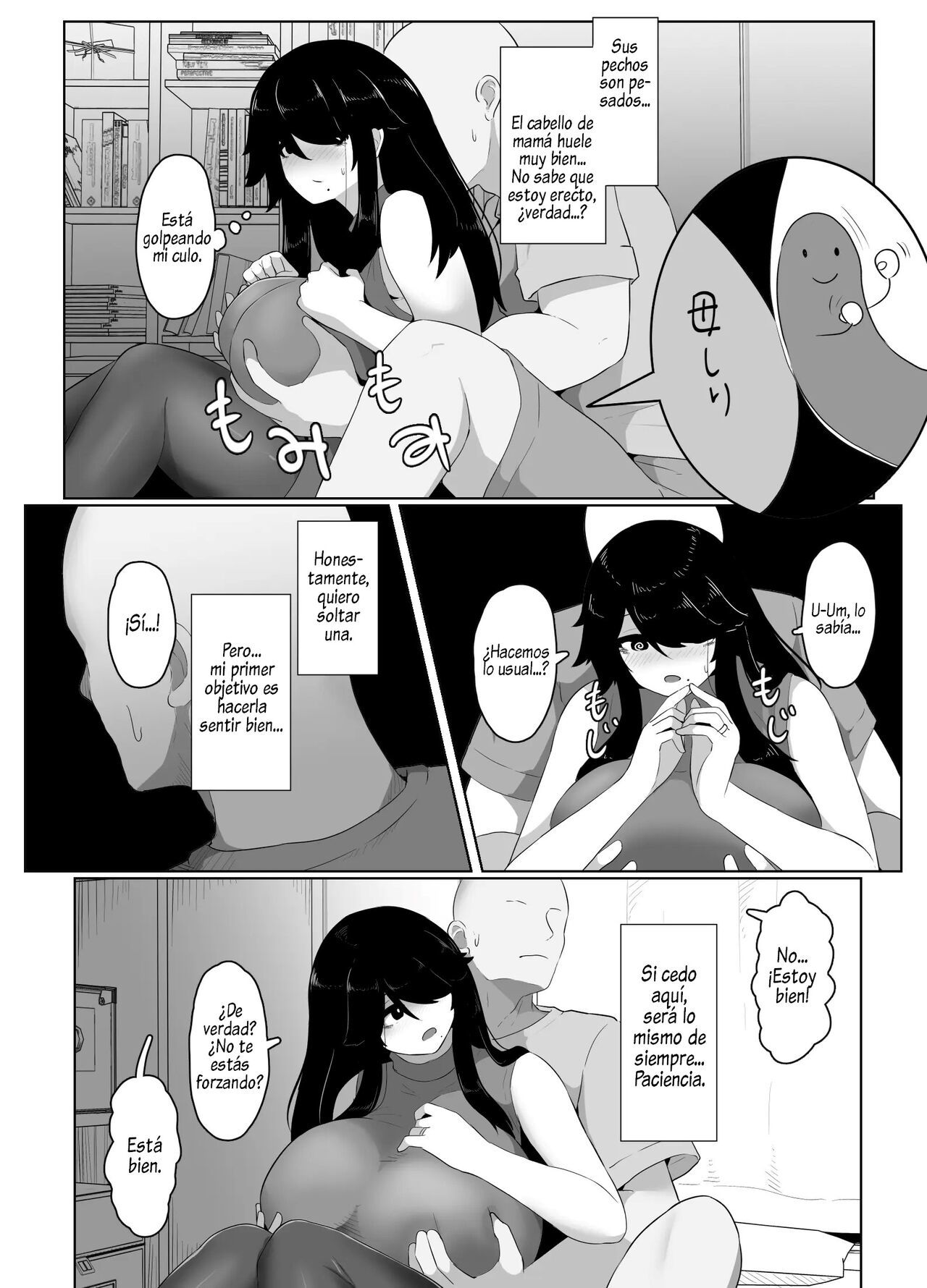 [hahayamoya (moya)] Oyasumi, Okaa-san I  Good Night, Mom I [Spanish]  [Al Chile no Sé Scan]