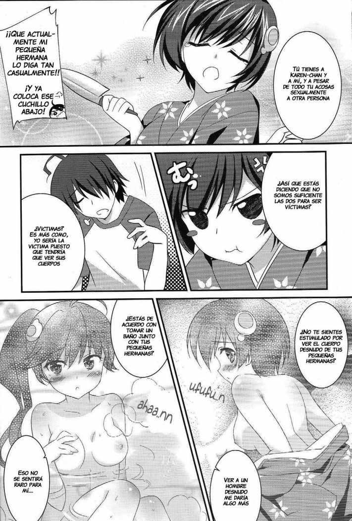 Tsukihi, Karen y Yo Peleamos Demasiado Chapter-1 - 4