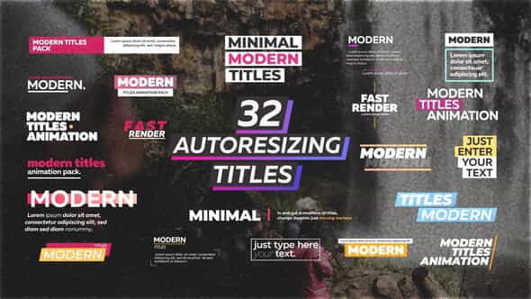 Modern Titles for Premiere Pro - VideoHive 35193468