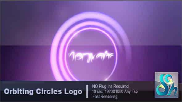 Orbiting Circles Logo | Light - VideoHive 3350079