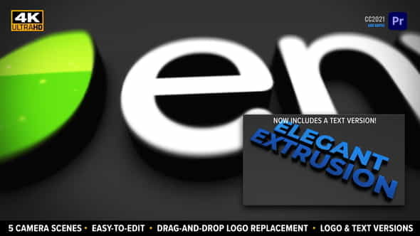 Elegant Extrusion 3D Logo | - VideoHive 31347117