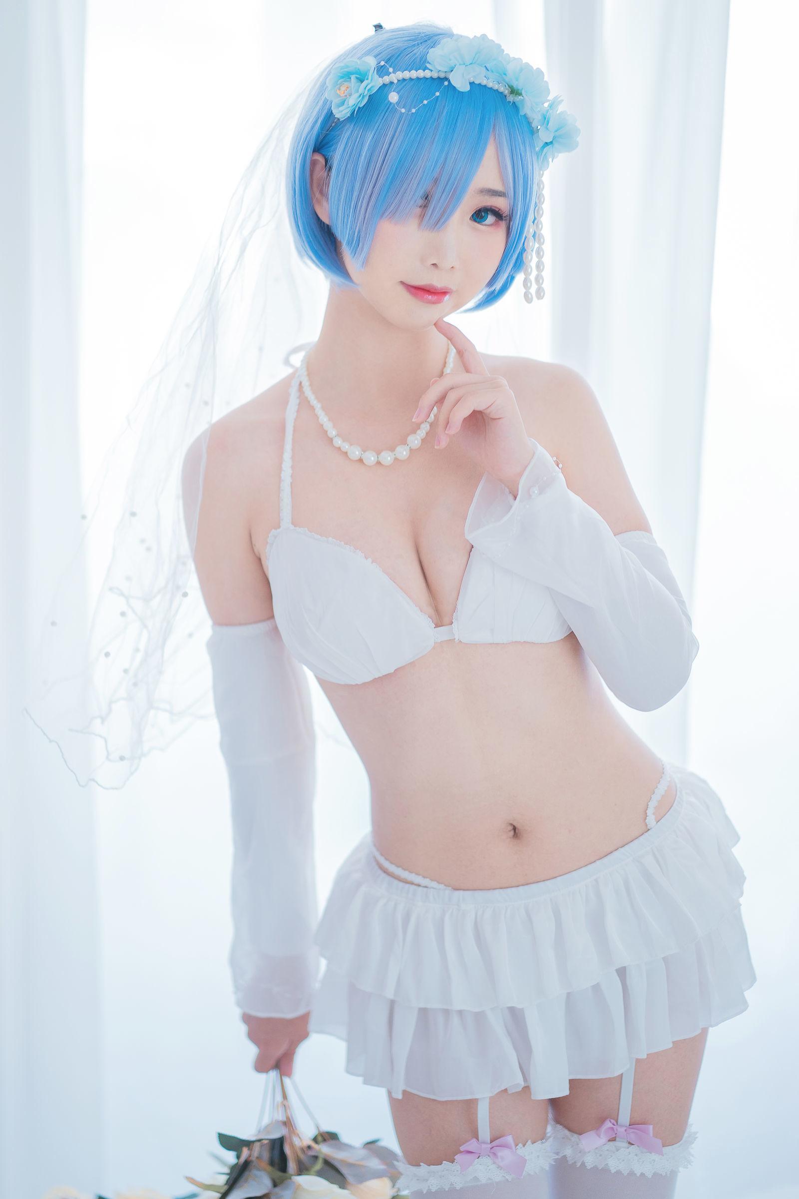 面饼仙儿《花嫁蕾姆》 [福利COSPLAY] 写真集(15)