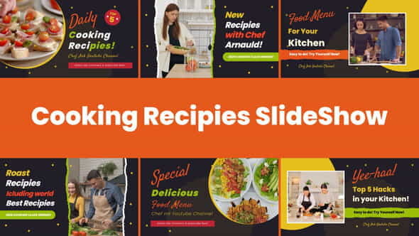 Cooking Recipes Food Slideshow - VideoHive 33456400
