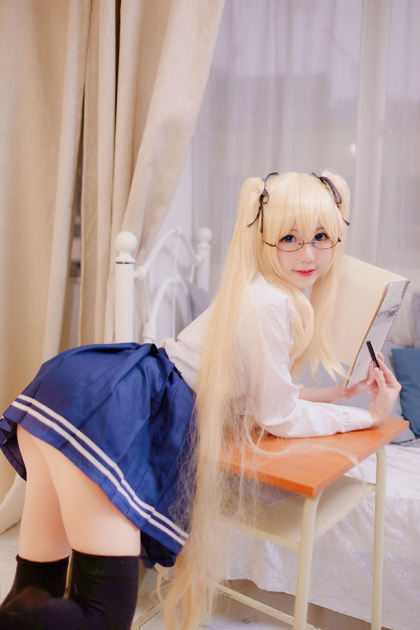 [网红COSER] Sally Dorasnow – Eriri School Girl(37)