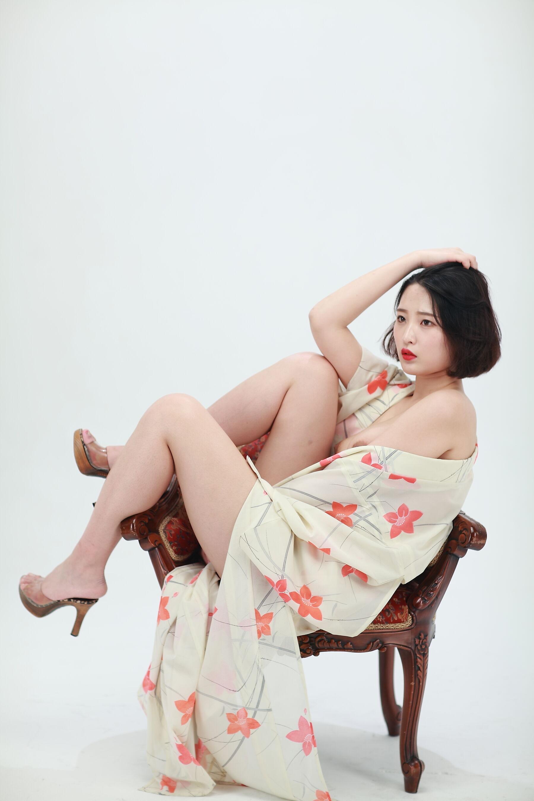 韩模人体 韩模尤娜（유나）人体私拍套图(35)