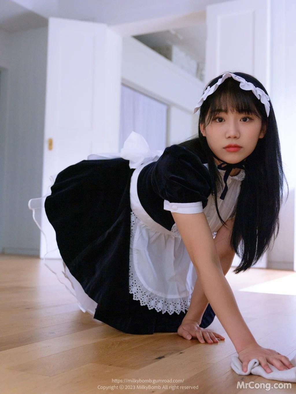 [MilkyBomb] Yui: Vol.3 Maid (291 photos )(69)